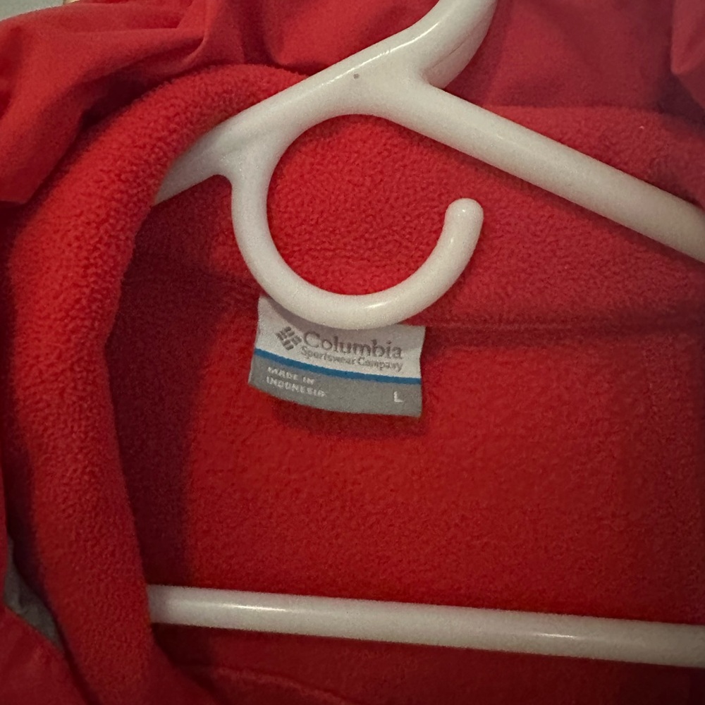 Columbia Vibrant Red Fleece Jacket